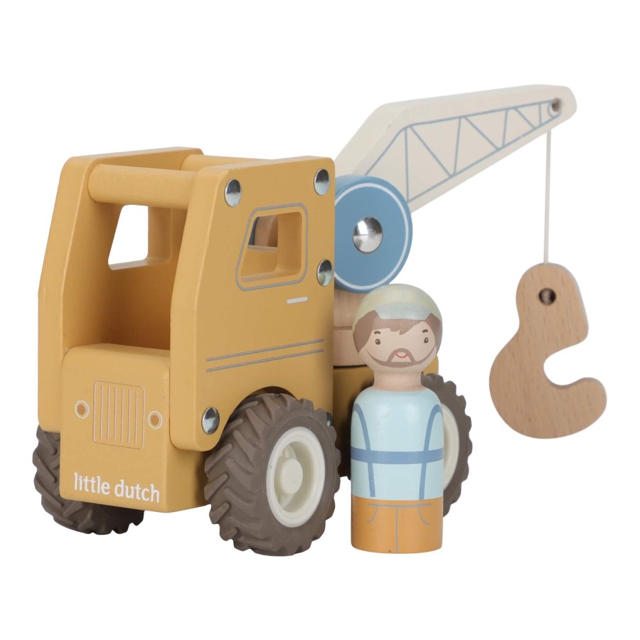 Ciężarówka z dźwigiem FSC / Little Dutch