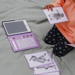 Tablet graficzny z szablonami do rysowania KIDYDRAW-MINI - princess / Kidywolf
