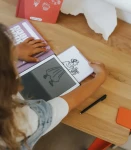 Tablet graficzny z szablonami do rysowania KIDYDRAW-MINI - princess / Kidywolf
