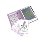 Tablet graficzny z szablonami do rysowania KIDYDRAW-MINI - princess / Kidywolf