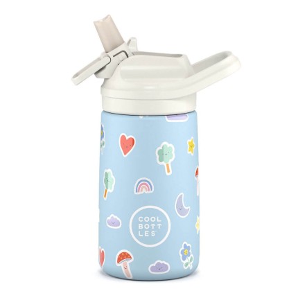 Butelka termiczna Kiddies - Rainbow Clouds, 350 ml / Cool Bottles