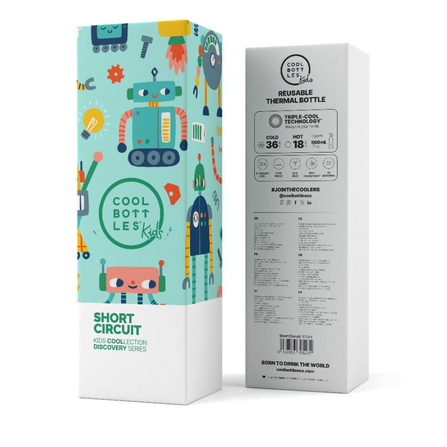 Butelka termiczna Kids - Short Circuit, 500 ml / Cool Bottles