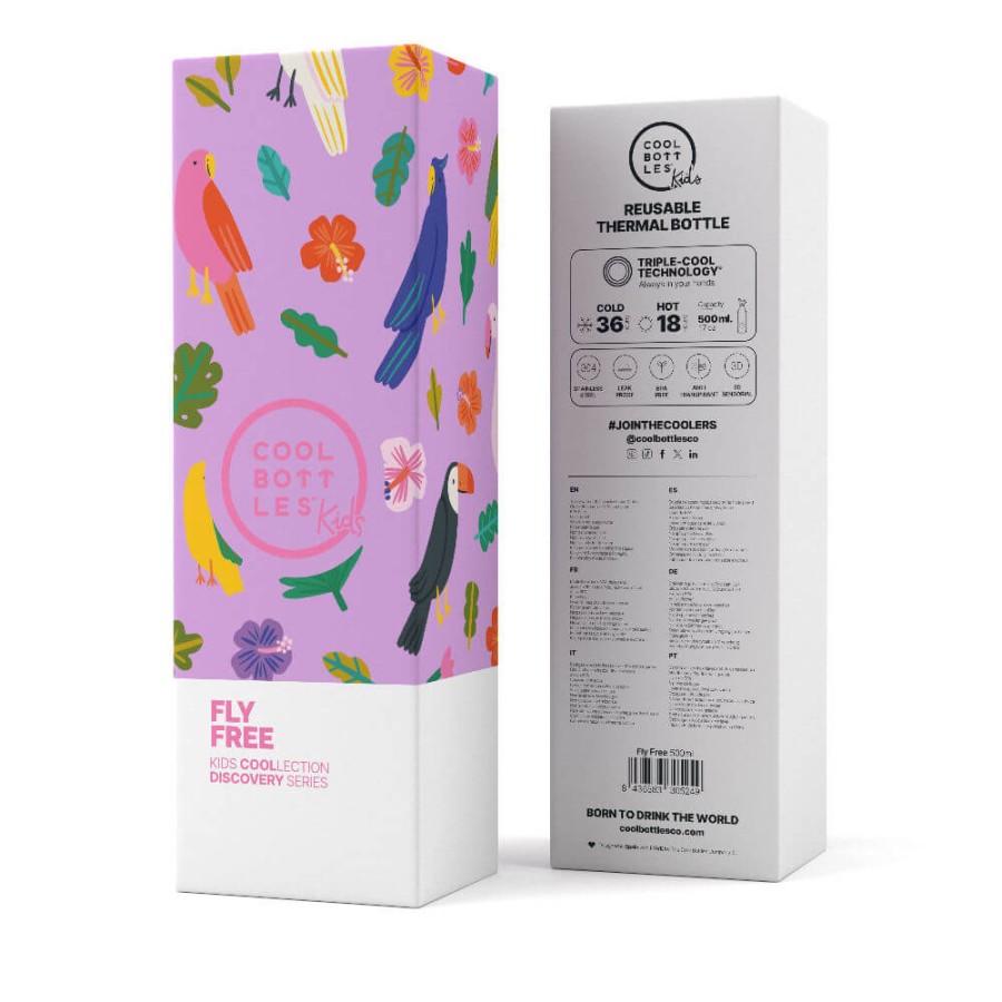 Butelka termiczna Kids - Fly Free, 500 ml / Cool Bottles