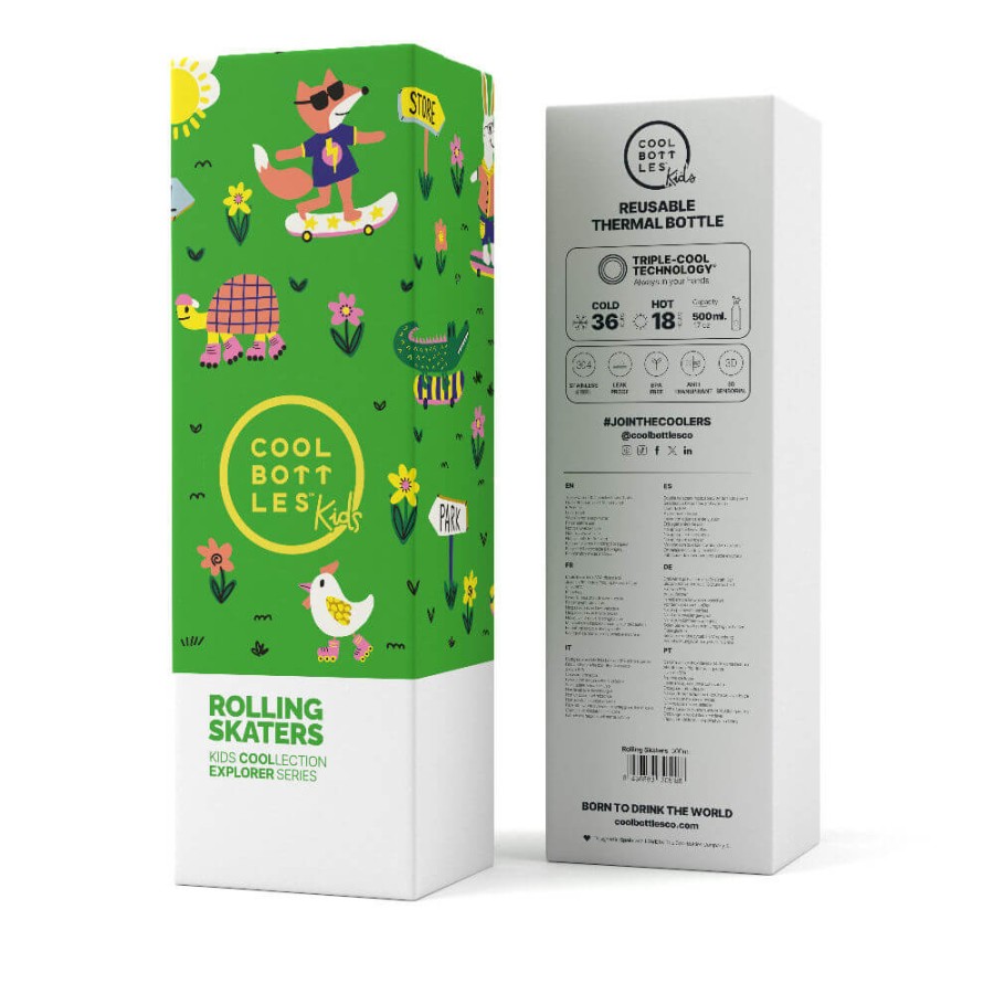 Butelka termiczna Kids - Rolling Skaters, 500 ml / Cool Bottles