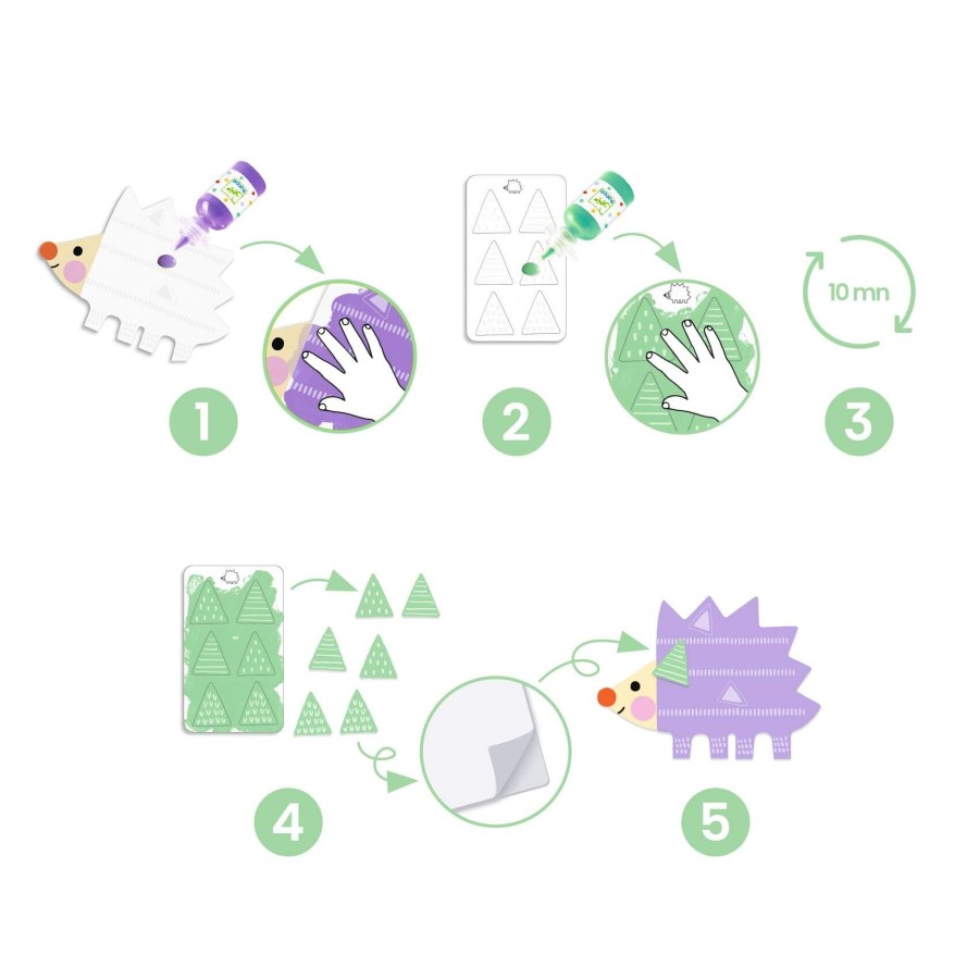 Zestaw artystyczny ZWIERZĄTKA 3D / Djeco