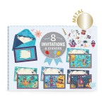 Zestaw do tworzenia zaproszeń PIRACI / Djeco