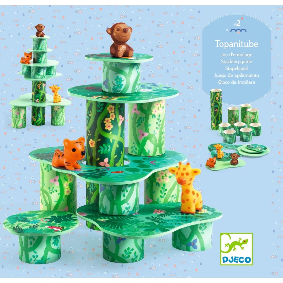 Klocki kartonowe TOPANITUBE / Djeco
