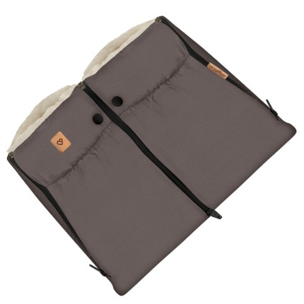 Mufka do wózka Nordico - taupe / Zaffiro