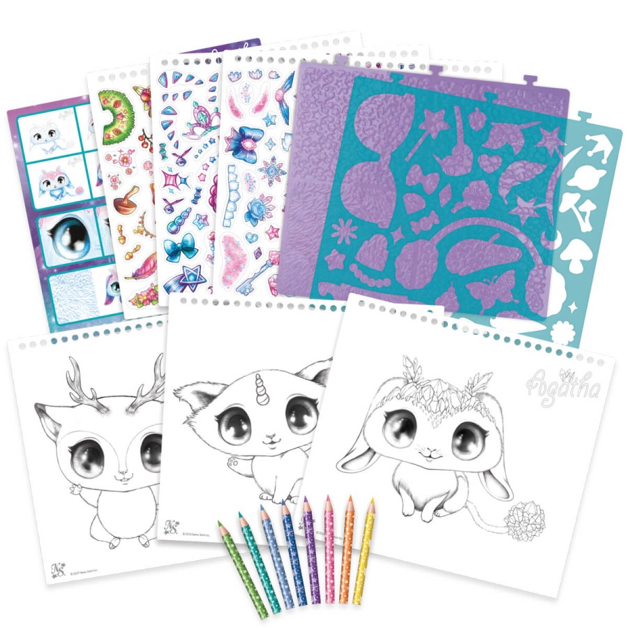 Szkicownik z magicznymi zwierzątkami 7+ / Nebulous Stars