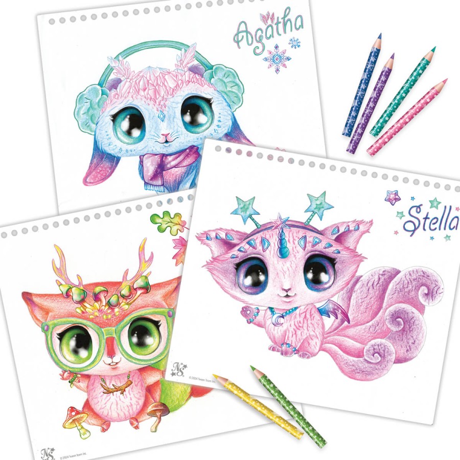 Szkicownik z magicznymi zwierzątkami 7+ / Nebulous Stars