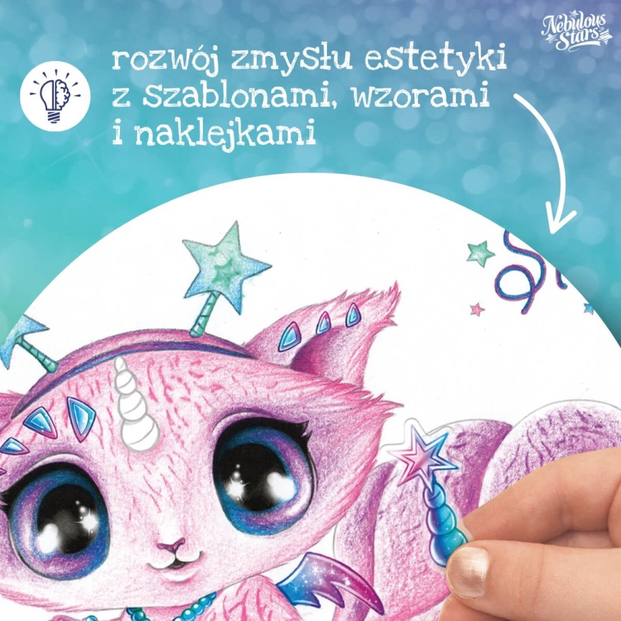 Szkicownik z magicznymi zwierzątkami 7+ / Nebulous Stars