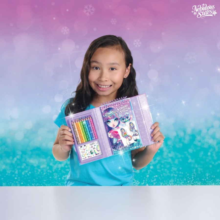 Szkicownik do projektowania ubrań, Isadora 7+ / Nebulous Stars