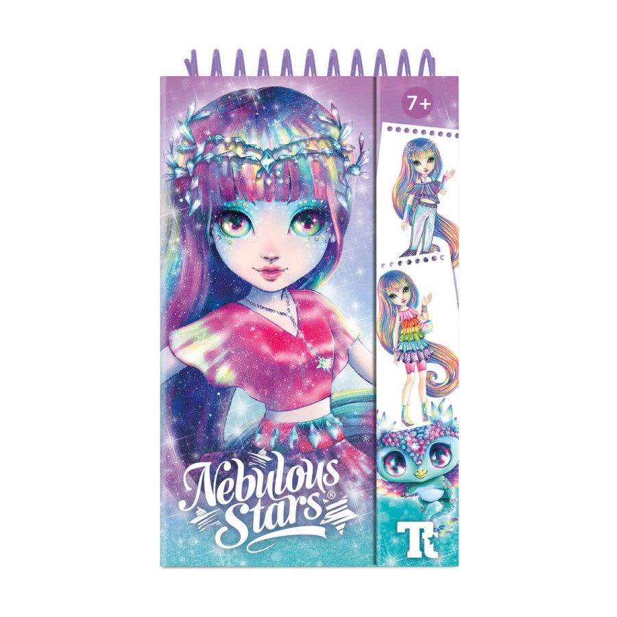 Szkicownik do projektowania ubrań, Isadora 7+ / Nebulous Stars