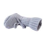 Buciki niechodki z wełny merino 100% - szare Drizzle / Lodger