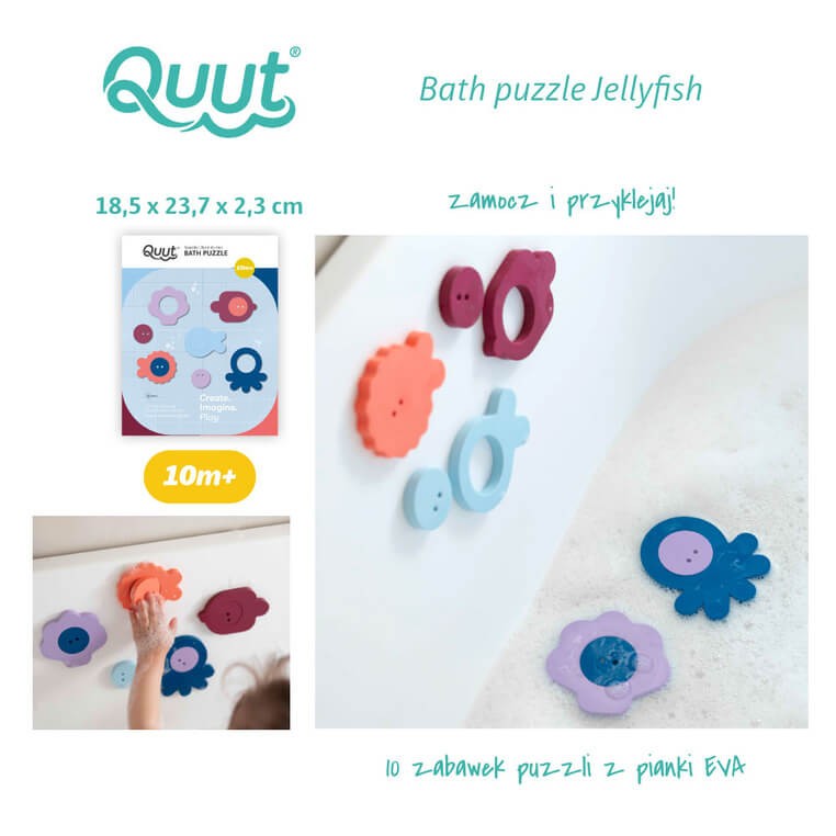 Zestaw puzzli piankowych - Seaside / QUUT