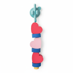 Klocki piankowe do nawlekania do kąpieli Beedi - Hearts / QUUT