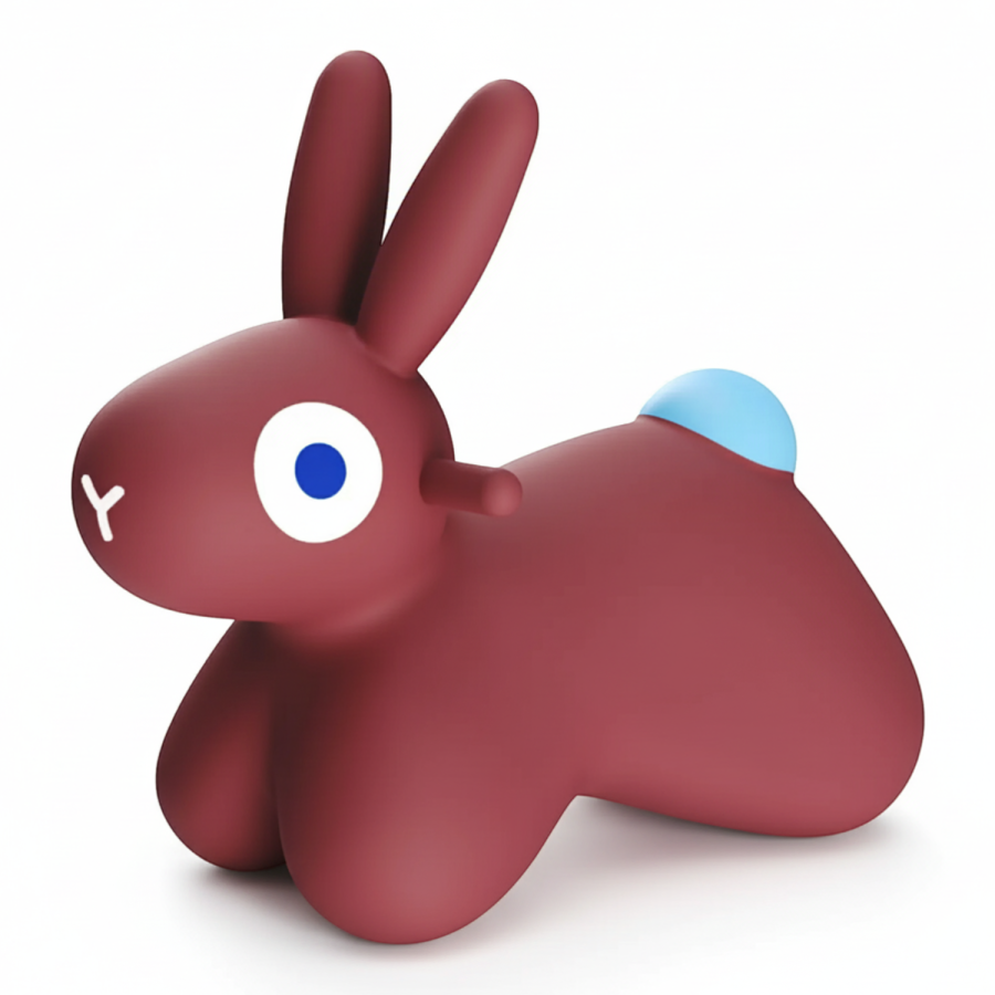 Skoczek Hoppi Bunny - Burgundy / QUUT