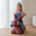 Skoczek Hoppi Bunny - Burgundy / QUUT