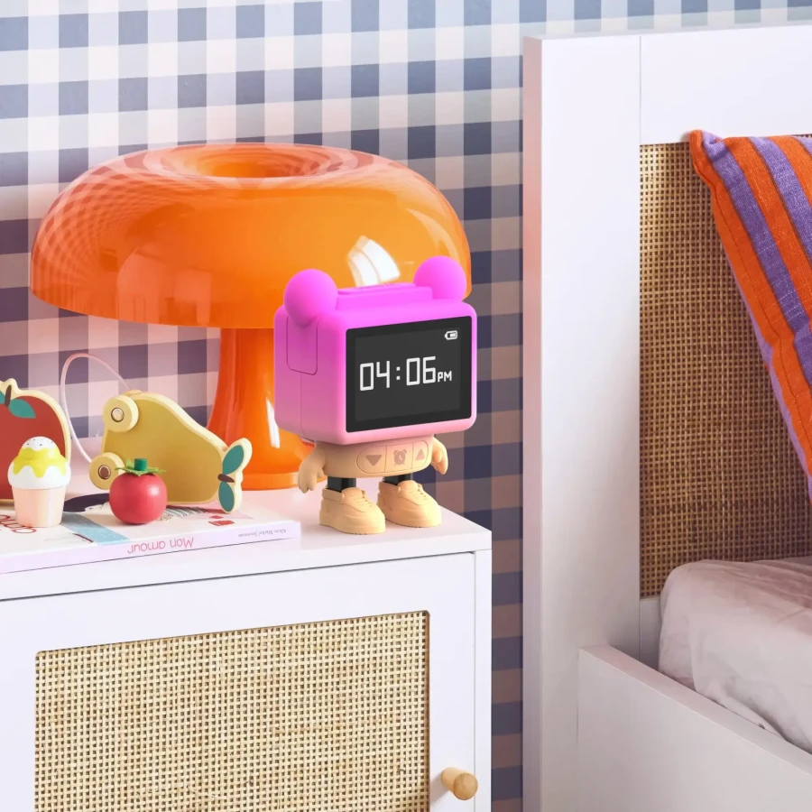 Tańczący budzik – różowy / MOB