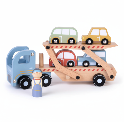 Laweta z autami FSC / Little Dutch