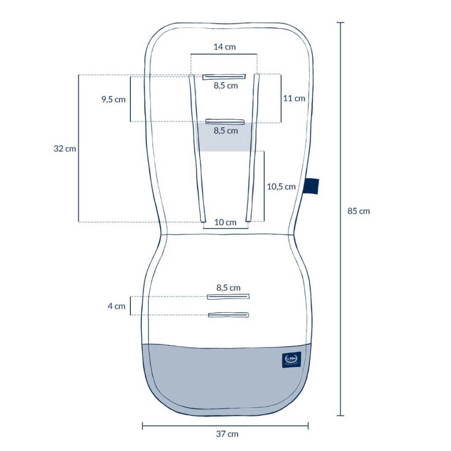 Wkładka do wózka Multi - BABY BEAR / La Millou
