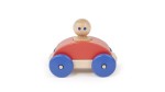 Drewniane klocki magnetyczne BABY & TODDLER Magnetic Racer Poppy/Blue / TEGU