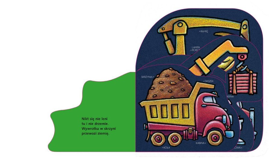 Koparka i cyfry. Snów kolorowych, placu budowy / Nasza księgarnia