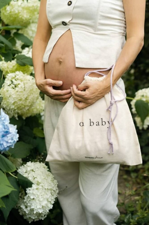 Bambusowo-bawełniany kocyk do zdjęć - oh baby Pink Cat in Cup / Mommy Planner