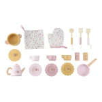 Kuchnia drewniana Różowa FSC / Little Dutch