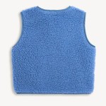 Dziecięca kamizelka merino - ice blue / Happymess