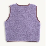 Dziecięca kamizelka merino - lilac cloud / Happymess