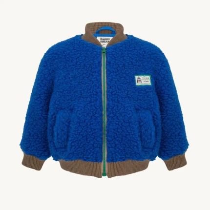 Kurtka wełniana merino - cobalt / Happymess