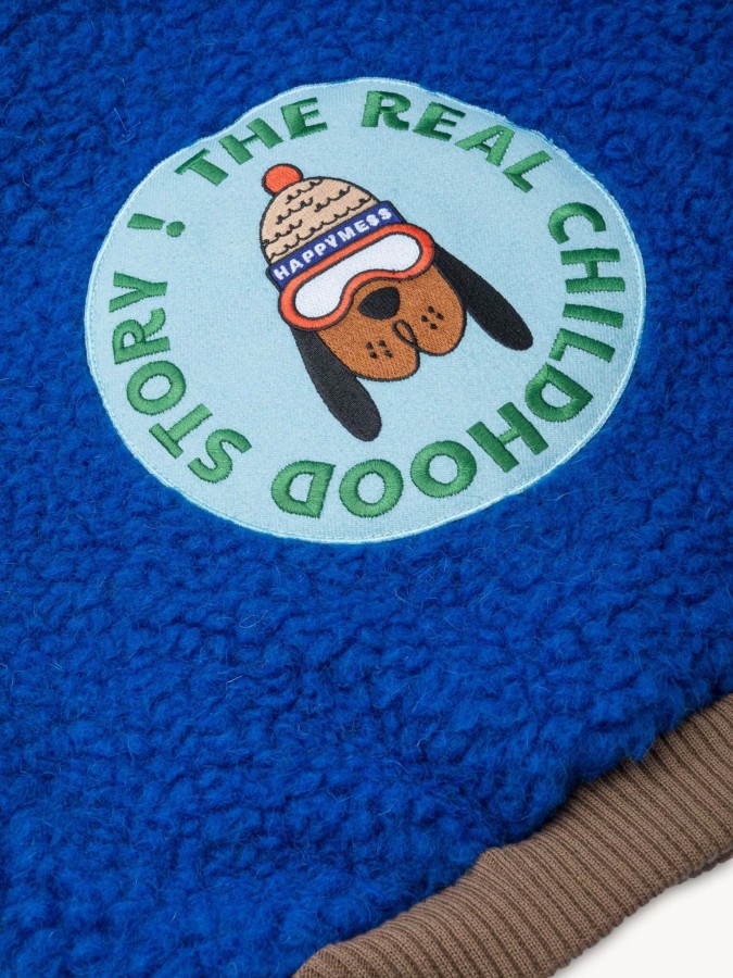 Kurtka wełniana merino - cobalt / Happymess