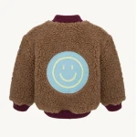 Kurtka wełniana merino - teddy brown / Happymess