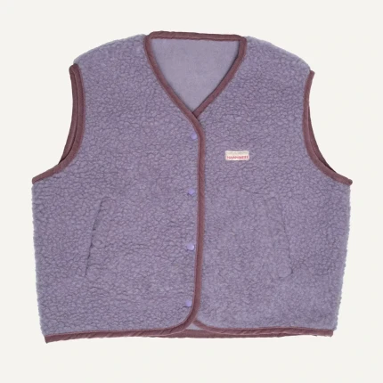 Kamizelka merino dla dorosłych - lilac cloud / Happymess