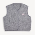 Kamizelka merino dla dorosłych - stone grey / Happymess