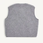 Kamizelka merino dla dorosłych - stone grey / Happymess