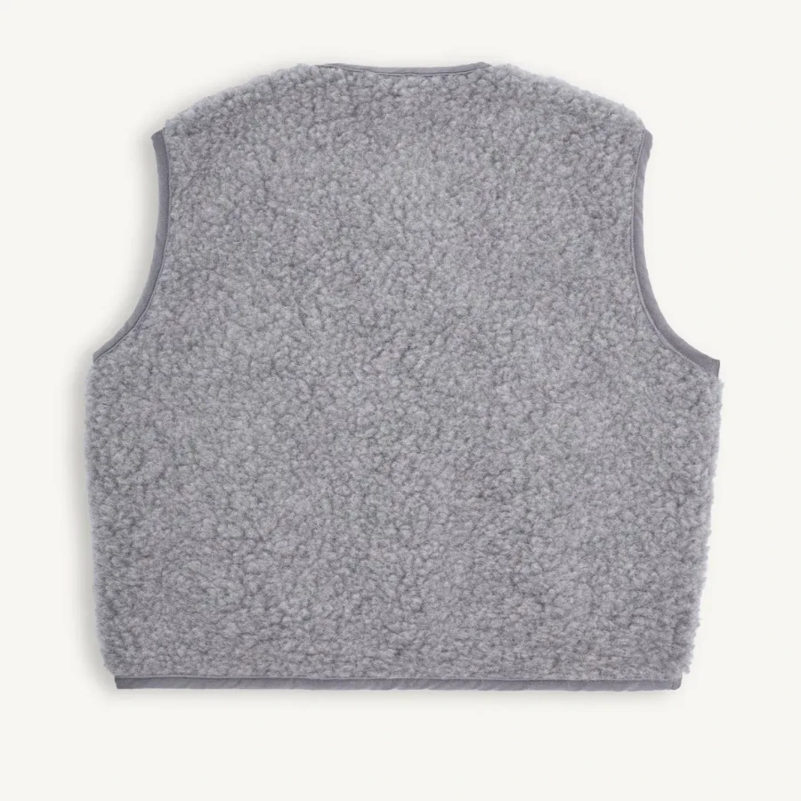 Kamizelka merino dla dorosłych - stone grey / Happymess