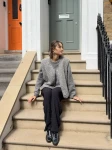 Kamizelka merino dla dorosłych - stone grey / Happymess