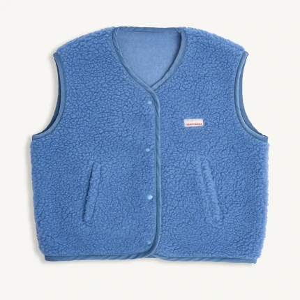 Kamizelka merino dla dorosłych - ice blue / Happymess