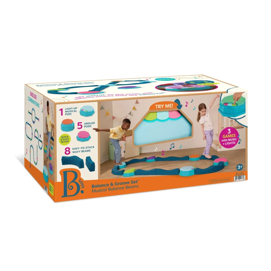 Balance & Groove Set – muzyczna ścieżka sensoryczna / B.Toys