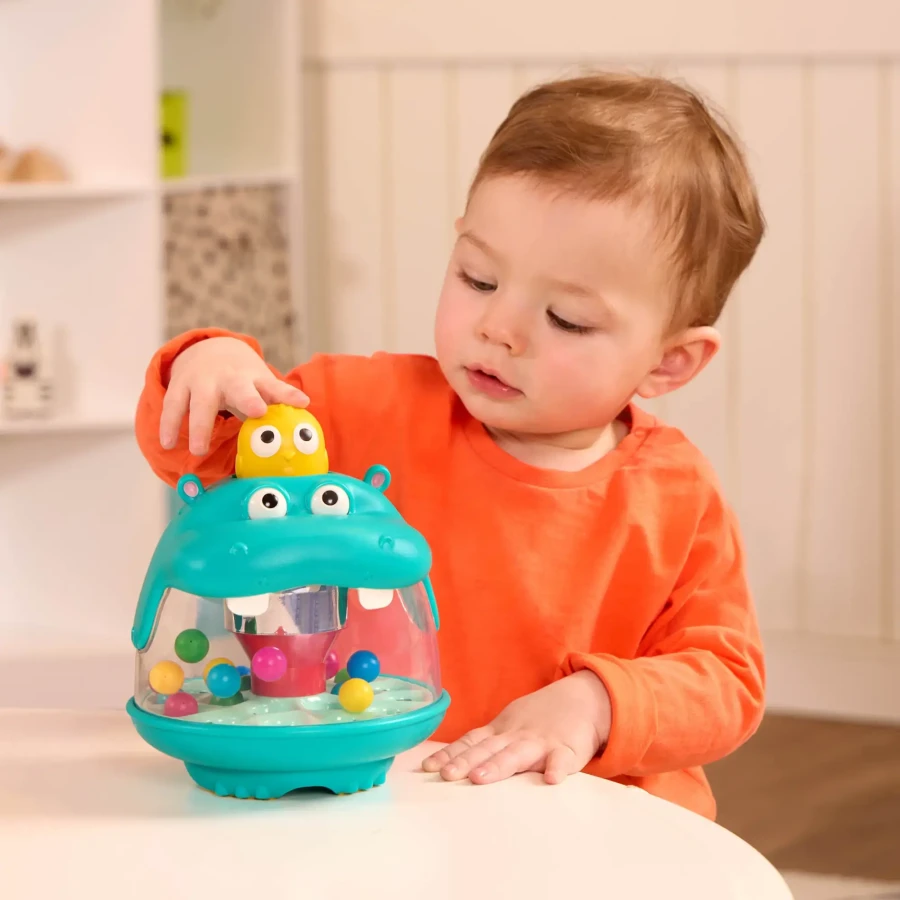 Party Pop Hippo – hipopotam z wirującymi kuleczkami / Battat