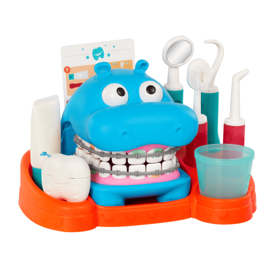 Interaktywny zestaw do nauki higieny jamy ustnej Hippodontist / Battat