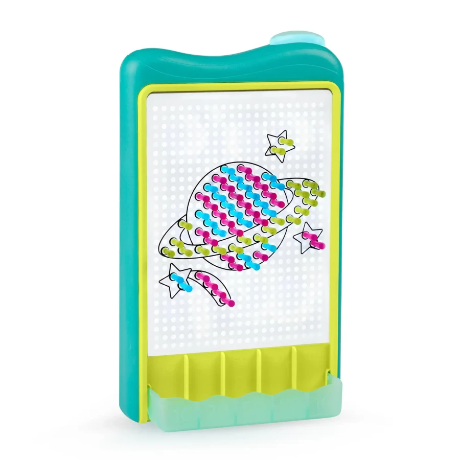 Podświetlany tor kulkowy i świetlna tablica artystyczna 2w1 / B.Toys