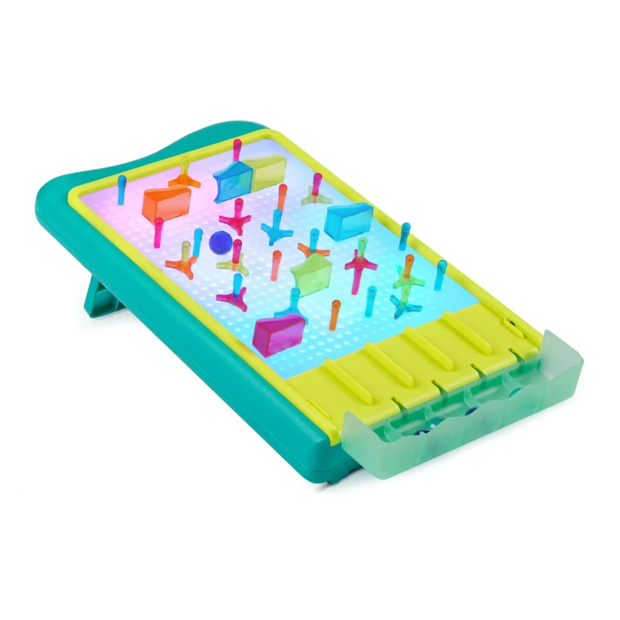 Podświetlany tor kulkowy i świetlna tablica artystyczna 2w1 / B.Toys