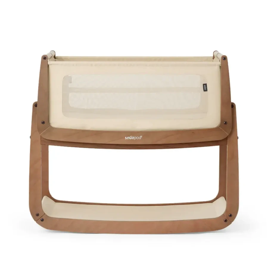 Wielofunkcyjne łóżeczko dostawne SnuzPod5 - walnut / Snuz