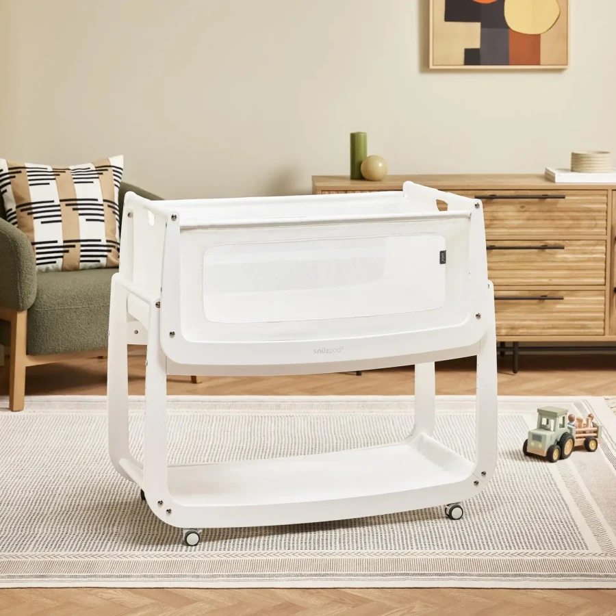 Wielofunkcyjne łóżeczko dostawne SnuzPod5 - white / Snuz