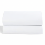 Zestaw 2 prześcieradeł do łóżeczka dziecięcego SnuzPod - white / Snuz
