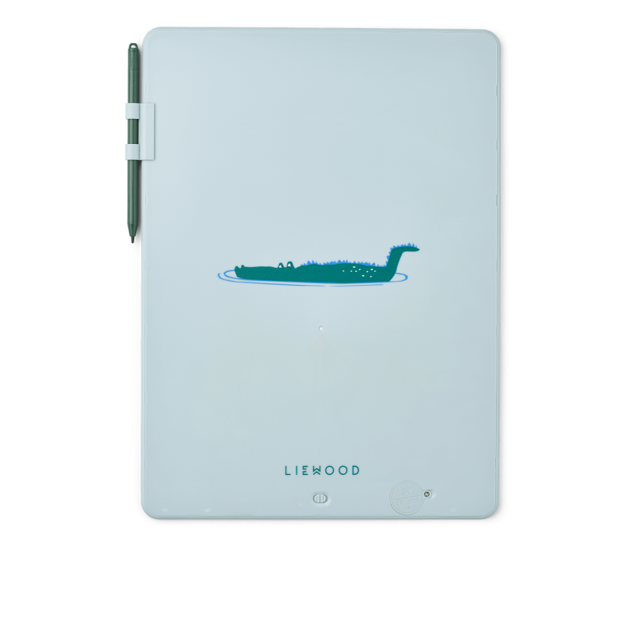 Analogowy tablet do rysowania Zora Magic - Croco, Dove blue / Liewood