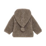 Kurtka 100% wełny merino Pixie Teddy - Camel Melange / HUTTEliHUT